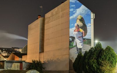 Los murales de Carballo hablan francés