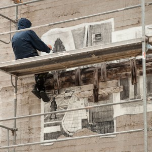 Foto mural Tachar as pintadas dunha rúa, 11 de 25