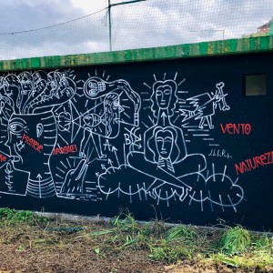 Mural Razo - Derrubando Muros 2019