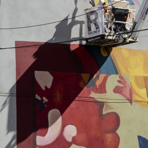 Homenaxe a Buño - Mural Marta Lapeña - WIP