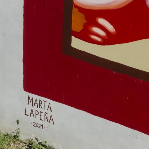 Homenaxe a Buño - Mural Marta Lapeña - FINAL