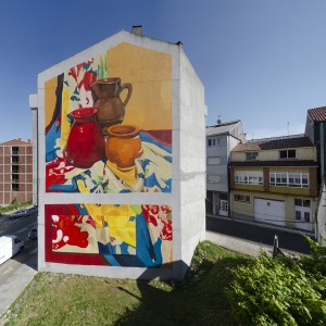 Homenaxe a Buño - Mural Marta Lapeña