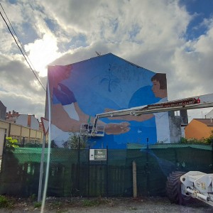 Herdanza - Mural de Isa Bermúdez - WIP